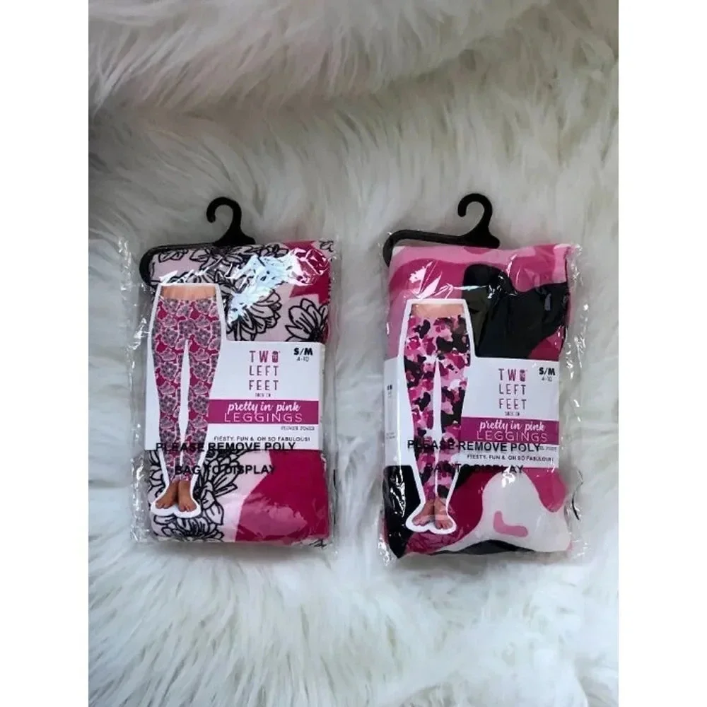 Two Left Feet Women's Leggins Set of 2 S-M 4-10